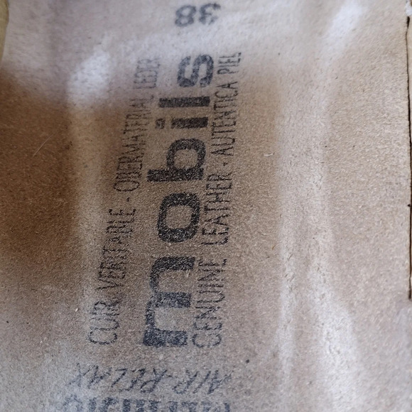 Mephisto Mobils Ularia Gold Snakeskin Print Wedge SlidesSize 38 US 8 - Picture 5 of 7